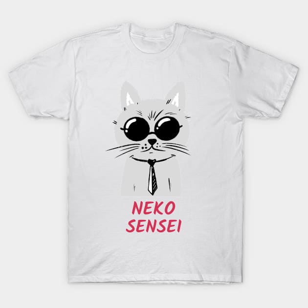 Neko Sensei T-Shirt by G_Sankar Merch